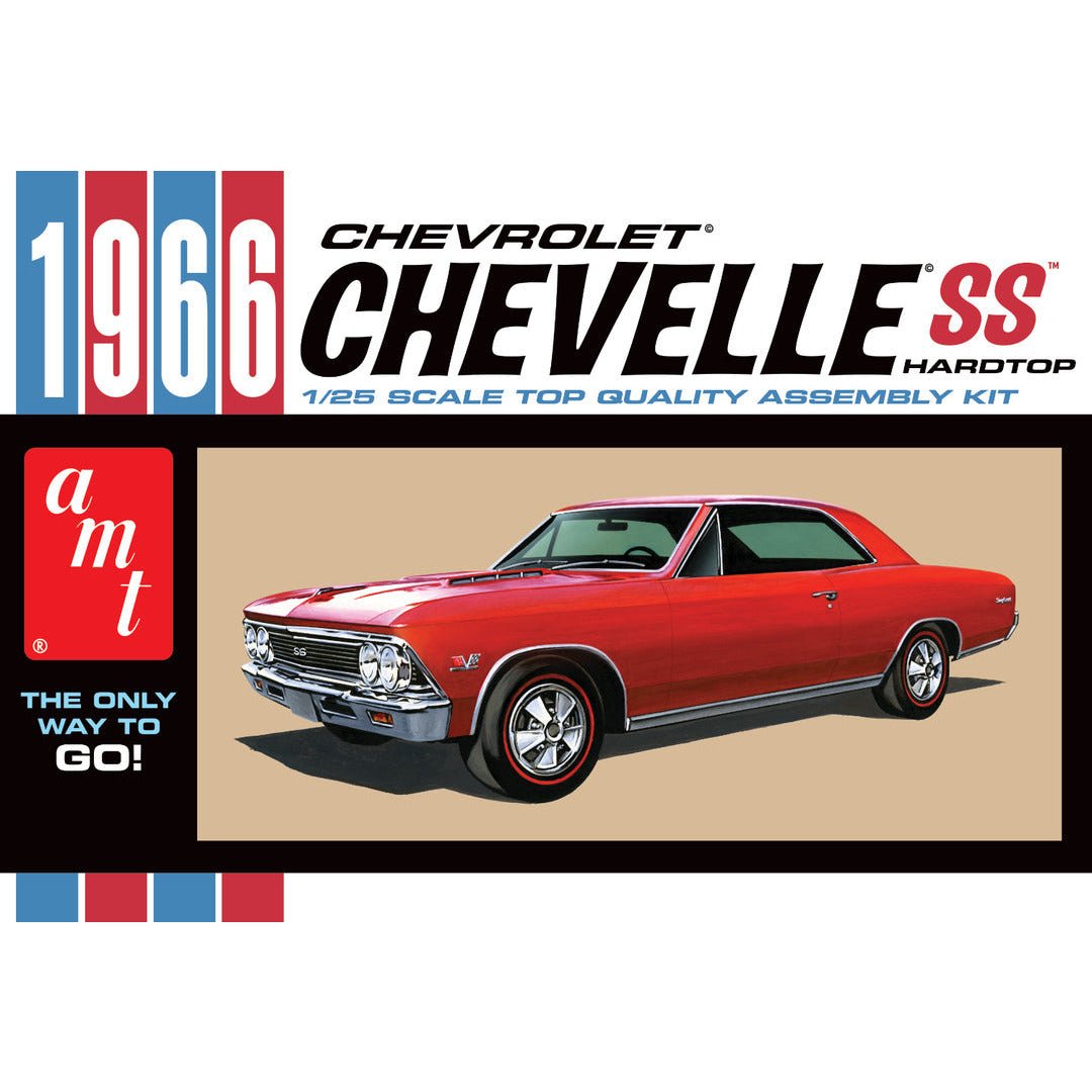 AMT 1966 Chevy Chevelle SS 1/25 Scale Model Kit-AMT-ModelCars.com