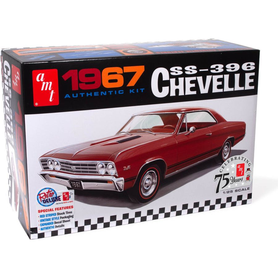 AMT 1967 Chevrolet Chevelle SS396 1/25 Scale Model Kit - AMT - ModelCars.com