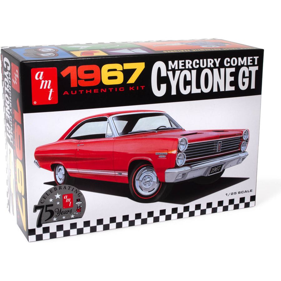 AMT 1967 Mercury Cyclone GT 1/25 Scale Model Kit - AMT - ModelCars.com