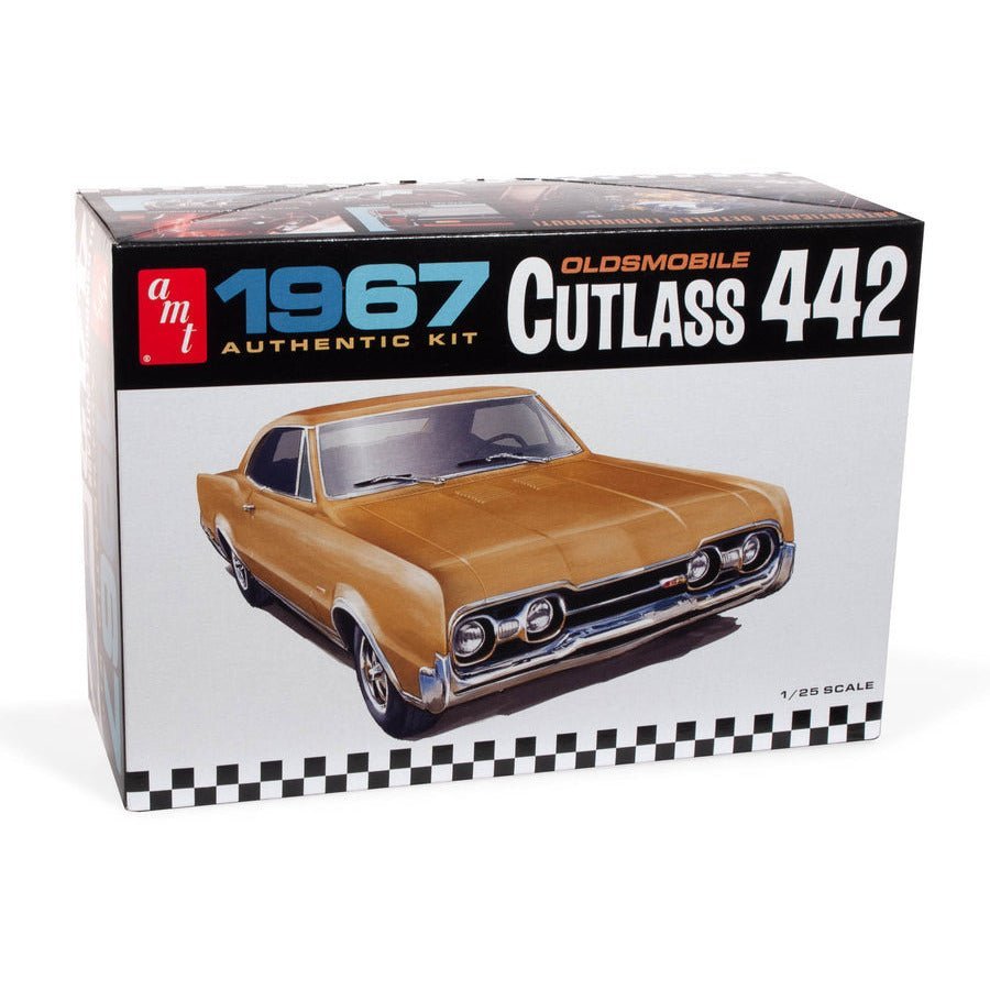 AMT 1967 Oldsmobile Cutlass 442 1/25 Scale Model Kit-AMT-ModelCars.com