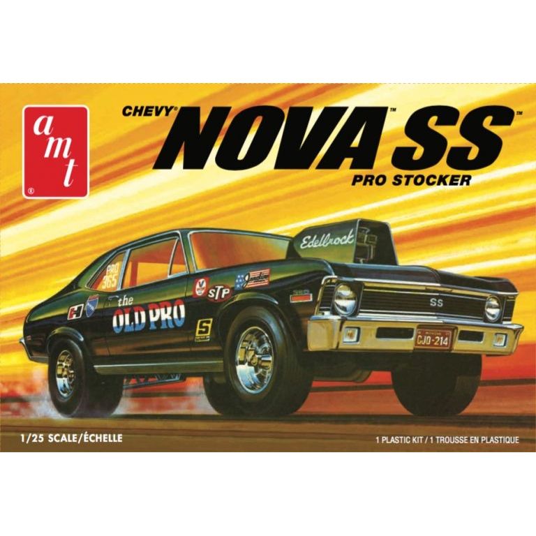 AMT 1972 Chevy Nova SS “Old Pro” 1/25 Scale Model Kit - AMT - ModelCars.com