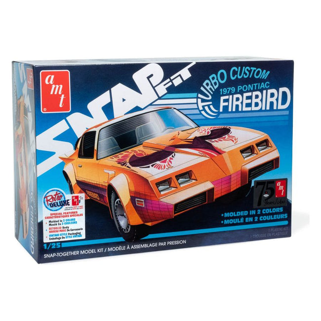 AMT 1979 Pontiac Firebird "Turbo Custom" (Snap) 1/25 Scale Model Kit - AMT - ModelCars.com