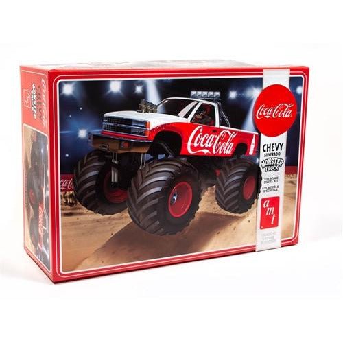 AMT 1988 Chevy Silverado Monster Truck (Coca - Cola) 1/25 Scale - AMT - ModelCars.com