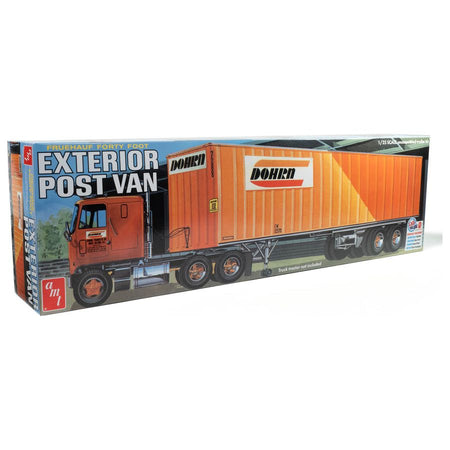 AMT 40' Fruehauf Exterior Post Trailer Dohrn 1/25 Scale Model Kit - AMT - ModelCars.com