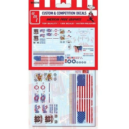 AMT American Pride Graphics Custom Decals 1/25 Scale - AMT - ModelCars.com