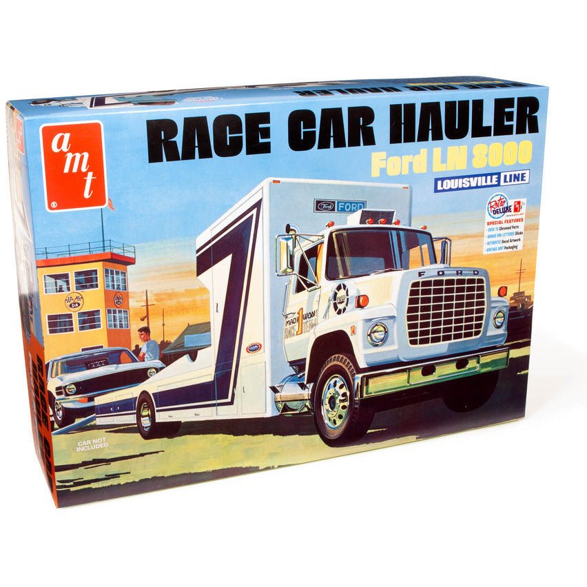 AMT Ford LN 8000 Race Car Hauler 1/25 Scale Model Kit - AMT - ModelCars.com