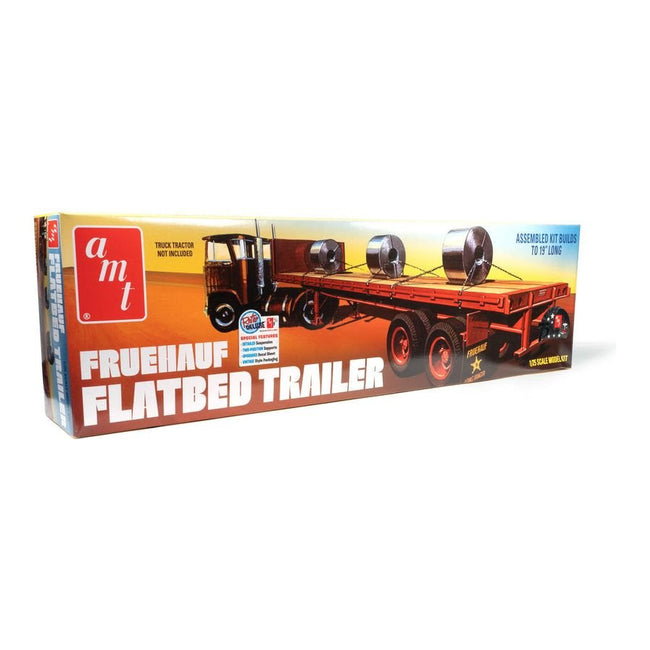 AMT Fruehauf Flatbed Trailer 1/25 Scale Model Kit - AMT - ModelCars.com