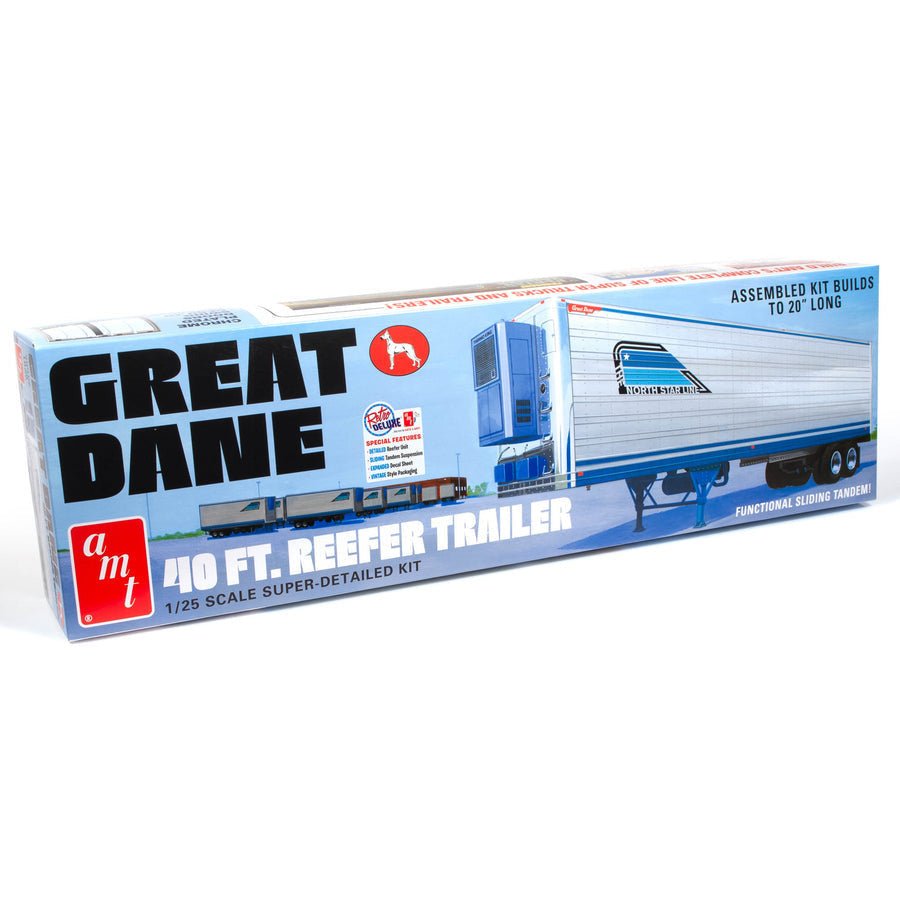 AMT Great Dane 40' Reefer Trailer 1/25 Scale Model Kit - AMT - ModelCars.com