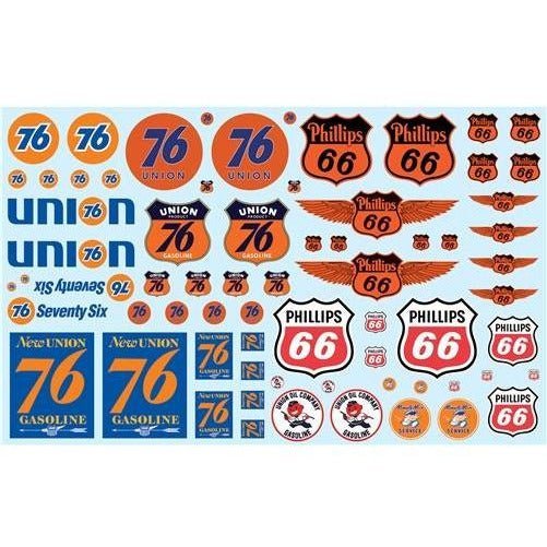 AMT Phillips 66 & Union 76 Trucking Decal Pack Decals 1/25 Scale-AMT-ModelCars.com