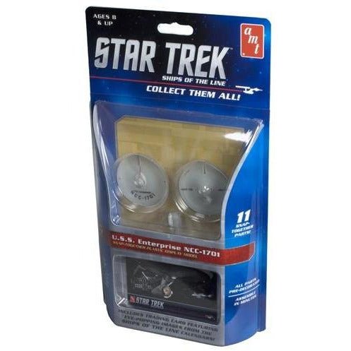 AMT Star Trek - Ships of the Line USS Enterprise 1/2500 Scale SNAP - AMT - ModelCars.com
