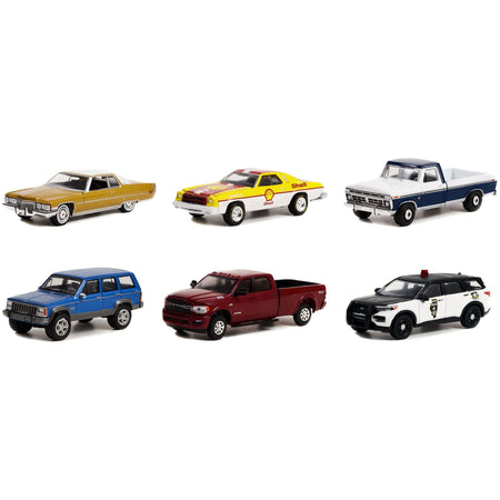 "Anniversary Collection" Set of 6 pieces Series 14 1/64 Diecast Model Cars by Greenlight-Greenlight-ModelCars.com