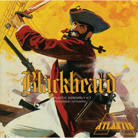 Atlantis 1/10 Blackbeard the Bloodthirsty Pirate 1/10 Plastic Model Kit-Atlantis-ModelCars.com