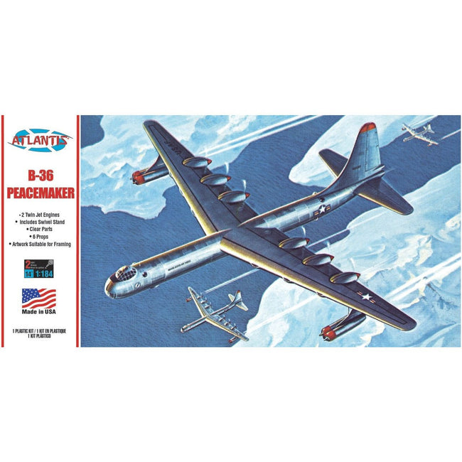 Atlantis 1/184 B - 36 Peacemaker Plastic Model Kit with Swivel Stand 1/184 - Atlantis - ModelCars.com