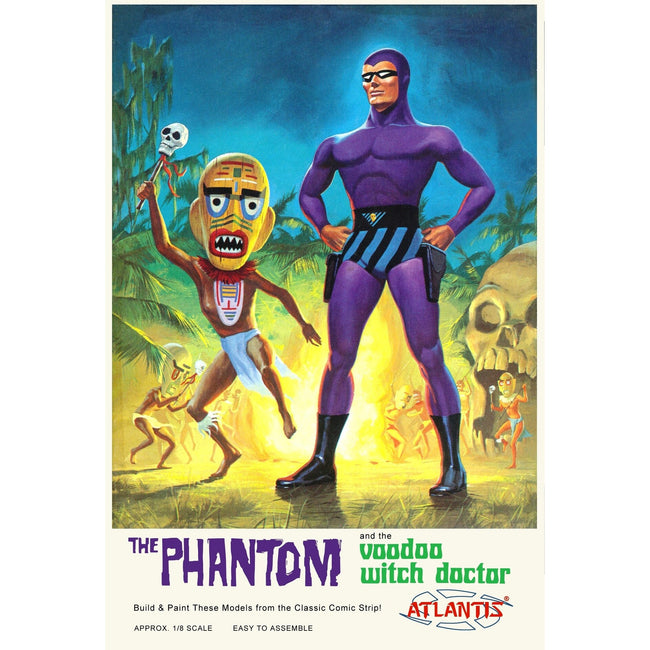 Atlantis 1/8 The Phantom Voodoo Witch Doctor Plastic Model kit 1/8 - Atlantis - ModelCars.com