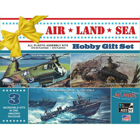 Atlantis Air, Land and Sea Gift Set Plastic Model Kit - Atlantis - ModelCars.com