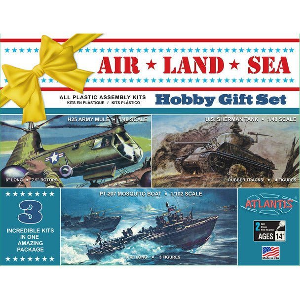 Atlantis Air, Land and Sea Gift Set Plastic Model Kit-Atlantis-ModelCars.com