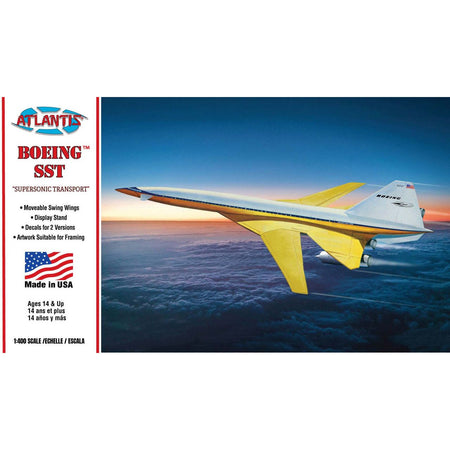 Atlantis Boeing SST Supersonic Transport 1/400-Atlantis-ModelCars.com