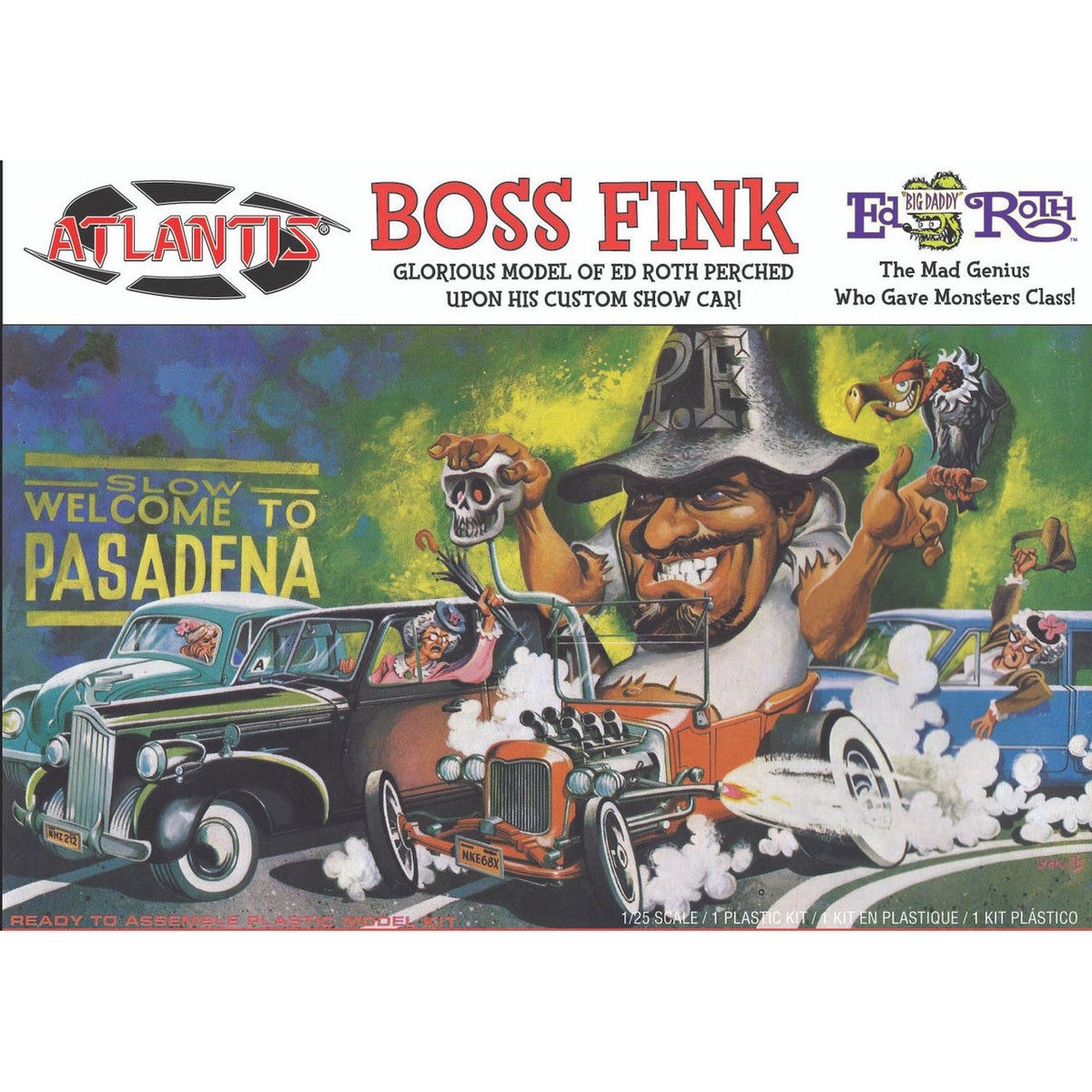 Atlantis Ed Big Daddy Roth Boss Fink 1/25-Atlantis-ModelCars.com