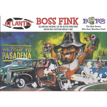 Atlantis Ed Big Daddy Roth Boss Fink 1/25-Atlantis-ModelCars.com