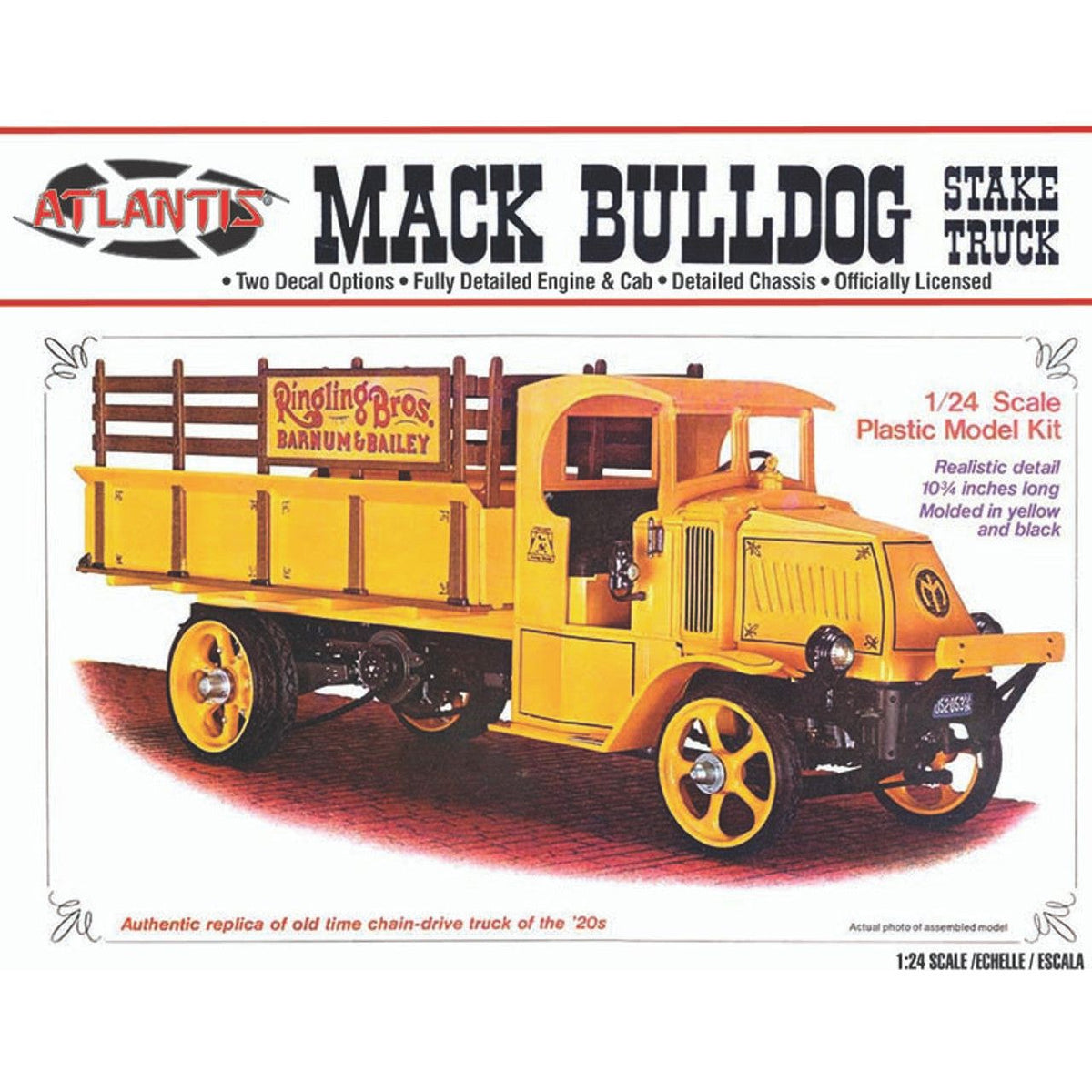 Atlantis MACK AC Bulldog Stake Truck 1/24-Atlantis-ModelCars.com