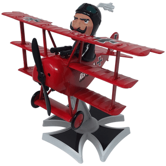 Atlantis Red Baron Fokker Triplane with Motor SNAP-Atlantis-ModelCars.com