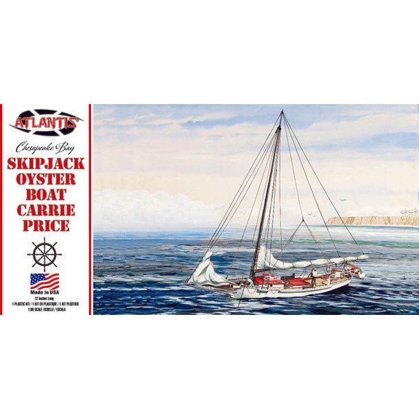 Atlantis Skipjack Oyster Boat Carrie Price 1/60-Atlantis-ModelCars.com