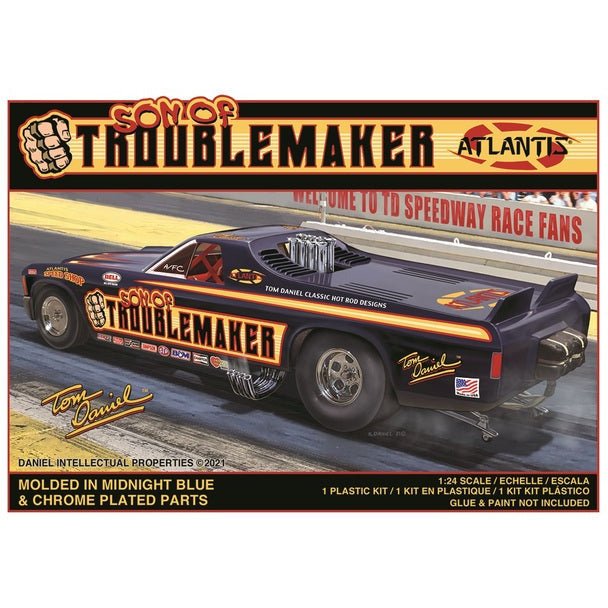 Atlantis Tom Daniel Son of Troublemaker Funny Car 1/24 - Atlantis - ModelCars.com