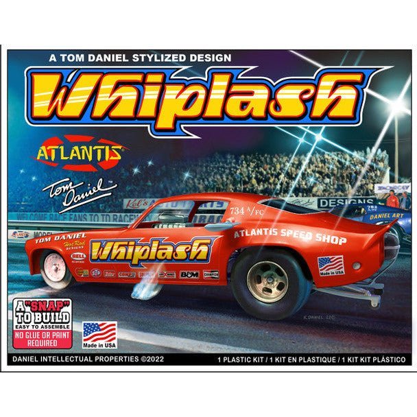 Atlantis Tom Daniel Whiplash Funny Car 1/32-Atlantis-ModelCars.com