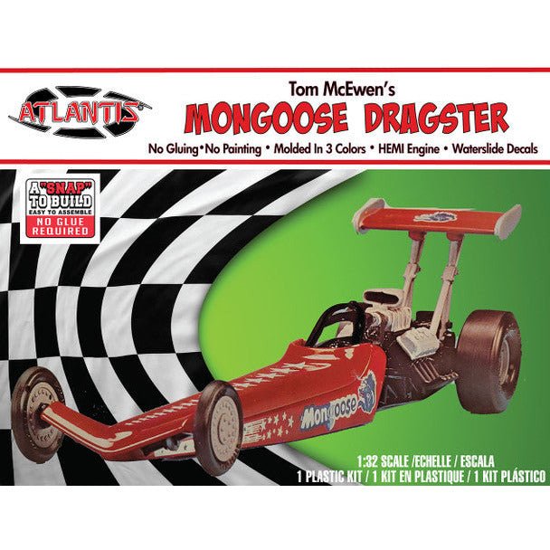 Atlantis Tom McEwen Mongoose Dragster Snap 1/32 - Atlantis - ModelCars.com