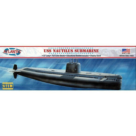 Atlantis USS Nautilus Submarine 1/300 STEM Plastic Model Kit-Atlantis-ModelCars.com