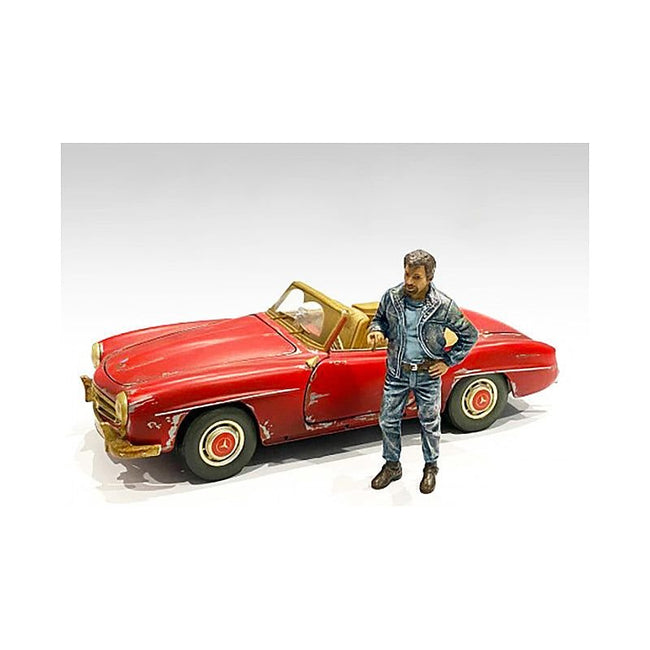 Auto Mechanic Tim Figurine for 1/24 Scale Models by American Diorama - American Diorama - ModelCars.com