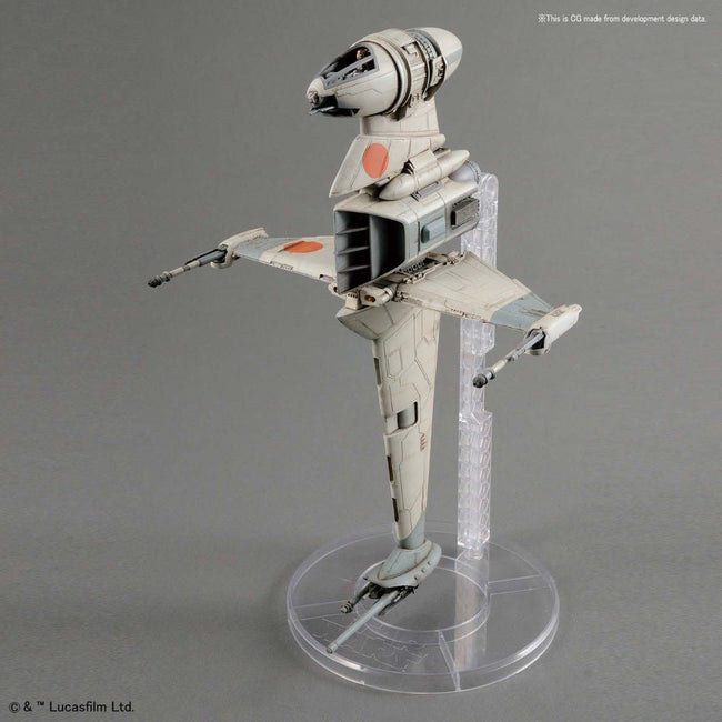 B-Wing Starfighter "Star Wars", Bandai Star Wars 1/72 Plastic Model-Bandai-ModelCars.com