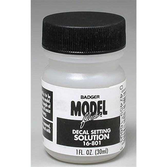 Badger Model Flex Air Brush Bad16801 1 Oz Decal Setting Solution - Badger - ModelCars.com