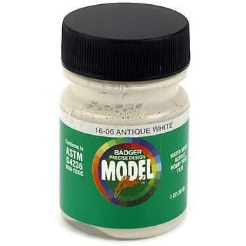 Badger Model Flex Antique White 1 Oz Acrylic Paint Bottle - Badger - ModelCars.com