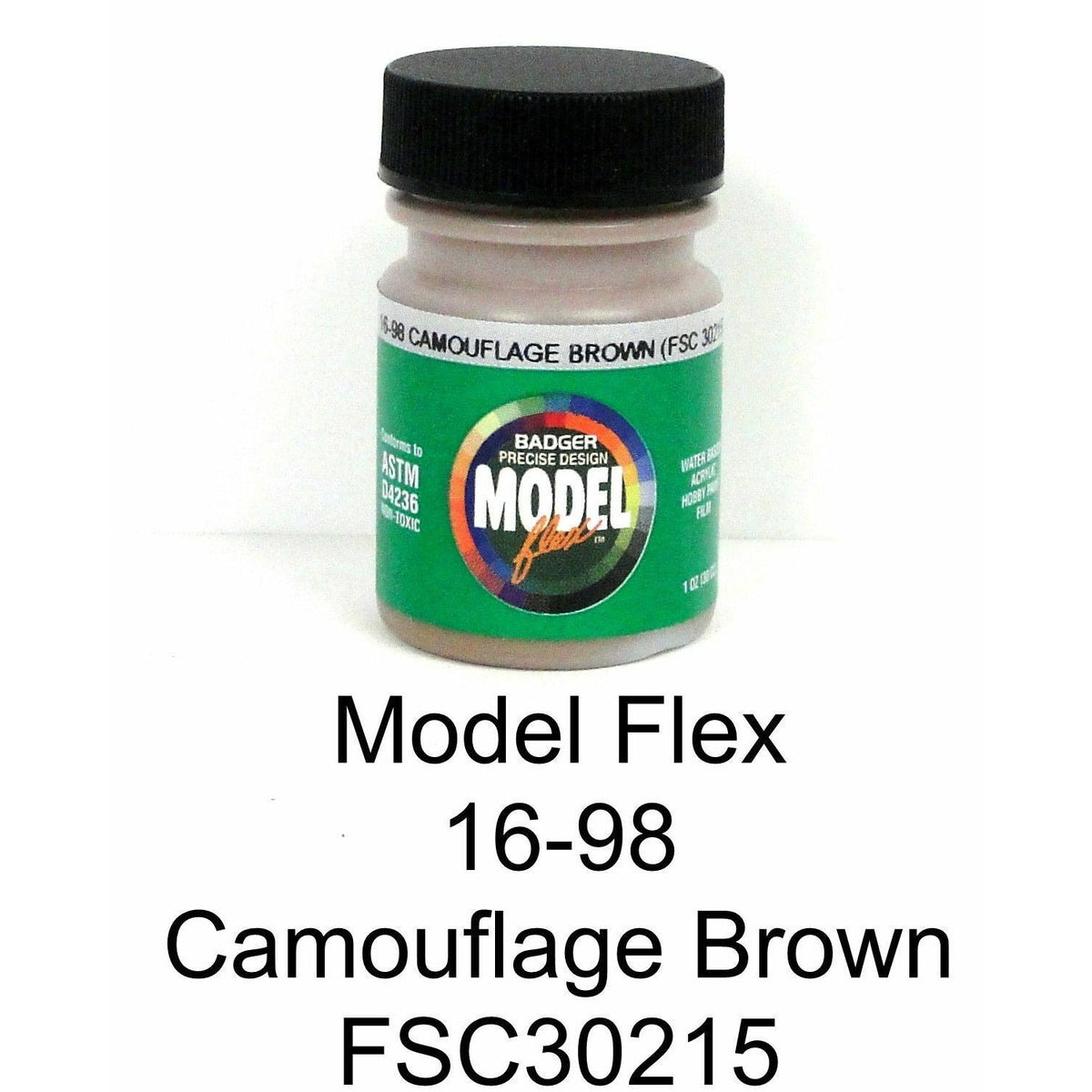 Badger Model Flex Camouflage Brown 1oz-Badger-ModelCars.com