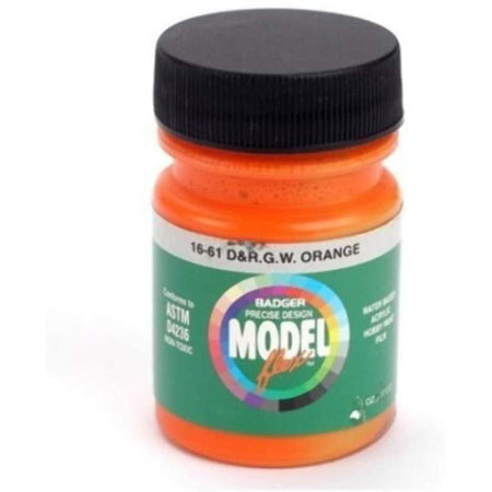 Badger Model Flex D & Rgw Orange 1 Oz - Badger - ModelCars.com