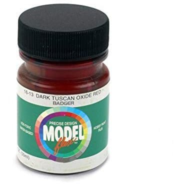 Badger Model Flex Dark Tuscan Oxide Red 30ml-Badger-ModelCars.com