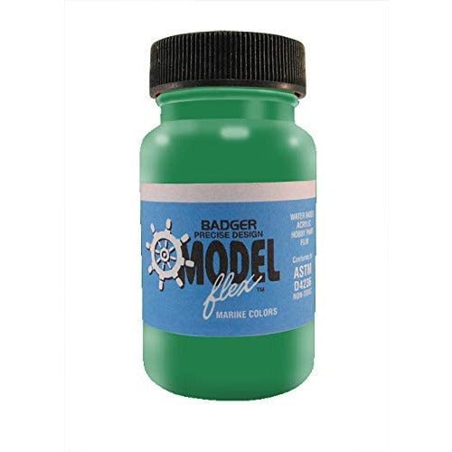 Badger Model Flex Deck Green Ink Bottle 28 Ml-Badger-ModelCars.com