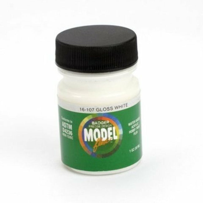 Badger Model Flex Glossy White - Badger - ModelCars.com