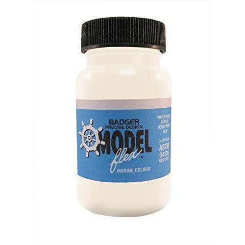 Badger Model Flex Ink Bottle Bad16410 Navy Blue White 325 Ml-Badger-ModelCars.com