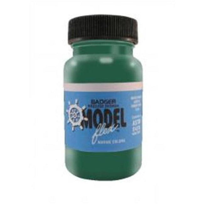 Badger Model Flex Marine Color Acrylic Paint Bottle - Caprail Green-Badger-ModelCars.com
