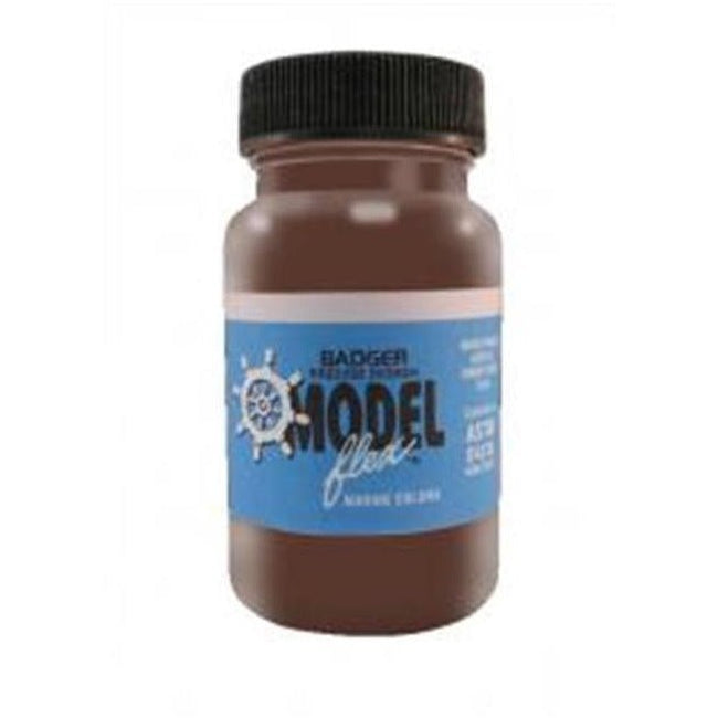 Badger Model Flex Marine Color Acrylic Paint Bottle - Navy Brown-Badger-ModelCars.com