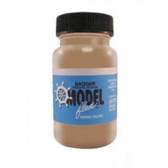 Badger Model Flex Marine Color Acrylic Paint Bottle - Panama Buff - Badger - ModelCars.com