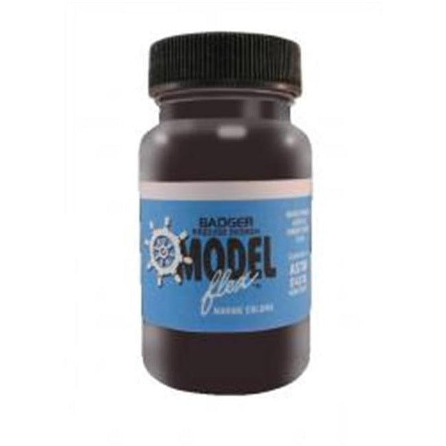 Badger Model Flex Marine Color Acrylic Paint Bottle - Quartermaster Brown - Badger - ModelCars.com