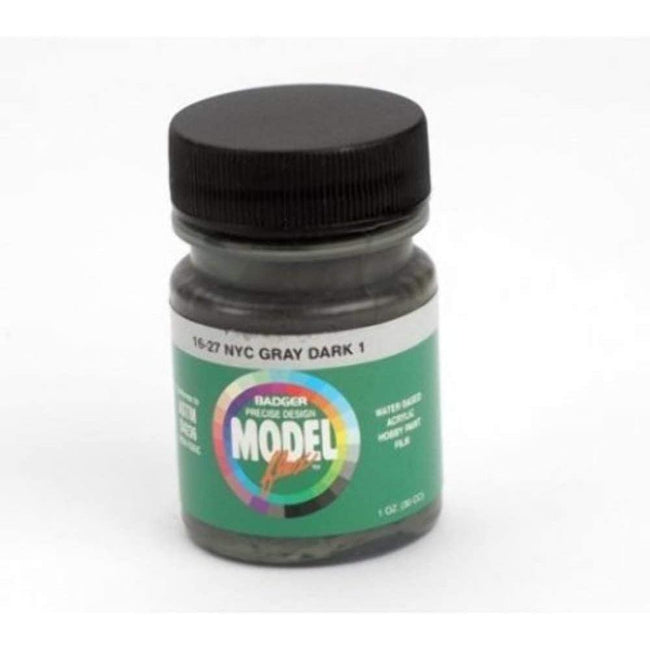 Badger Model Flex New York Central Acrylic Paint Dark Gray - Badger - ModelCars.com