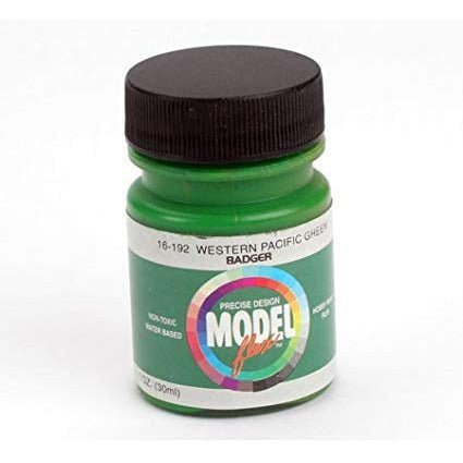 Badger Model Flex Paint - 1 Ounce Western Pacific Green-Badger-ModelCars.com