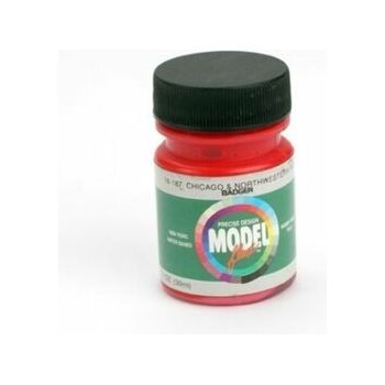 Badger Model Flex Paint 1oz Chicago & North Western Red-Badger-ModelCars.com
