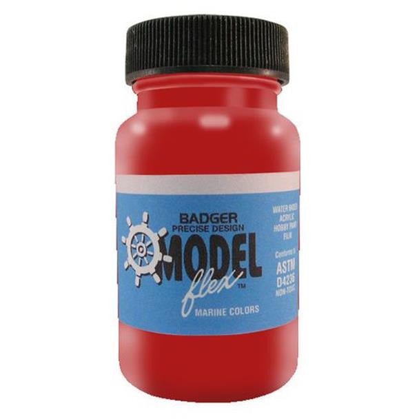 Badger Model Flex Paint Marine Colors 1oz Navy Red - Badger - ModelCars.com