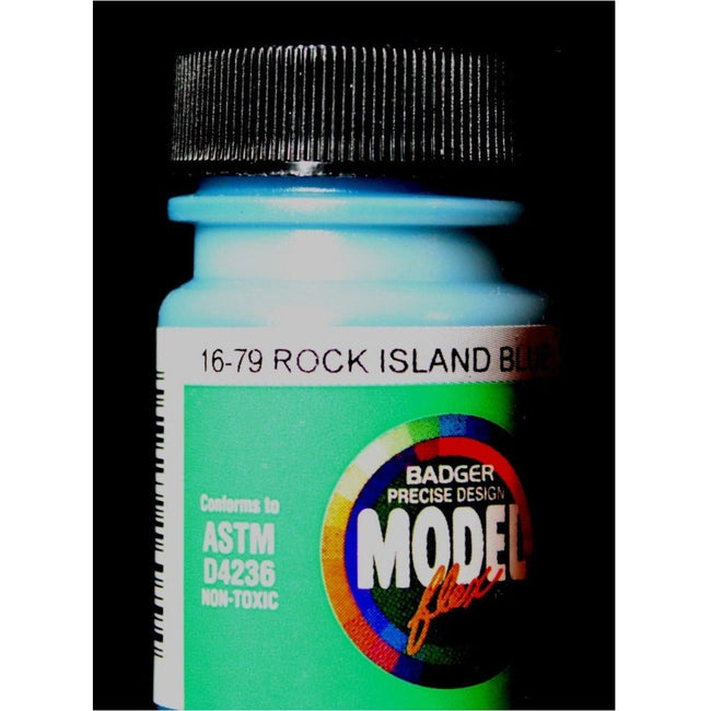 Badger Model Flex Rock Island Azul 1 Oz-Badger-ModelCars.com