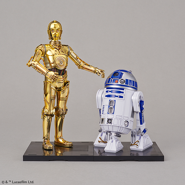 C-3PO & R2-D2 "Star Wars", Bandai Star Wars Character Line 1/12